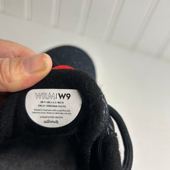 Allbirds Mizzle Wool Runner Water Repellent Sneaker (Women) Size 9 in Dark Grey - Picture 5 of 6